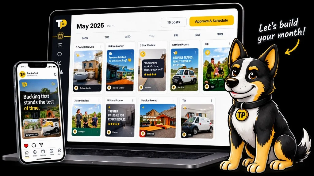 TradiesPost — plan and schedule your social content with Buddy